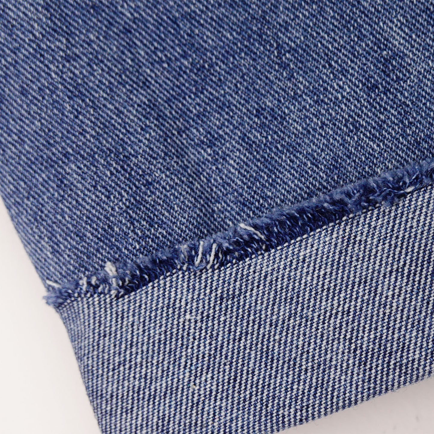 Kids Ripped Elastic Band Inside Rolled Up Raw Edge Leg Slim Jeans