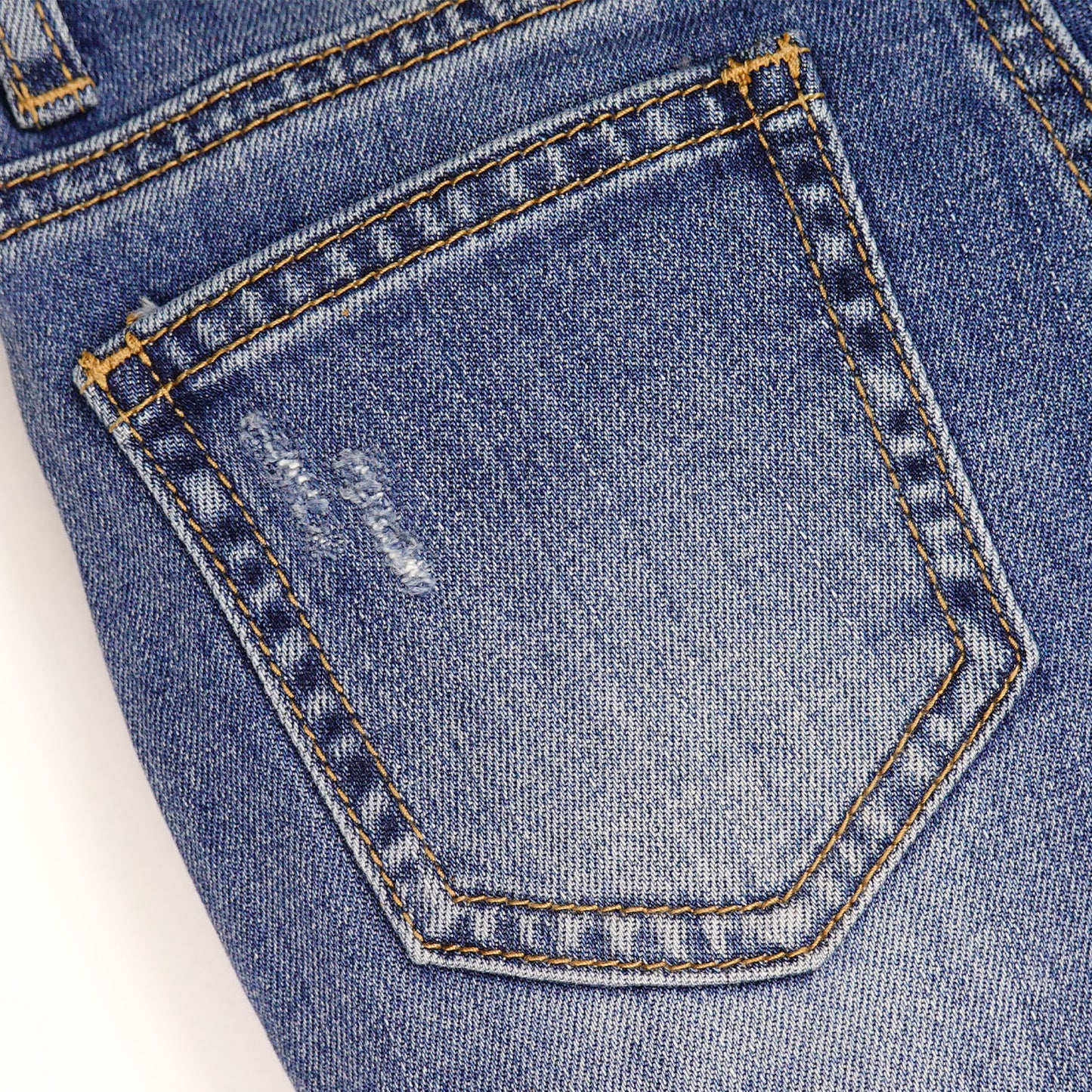 Little Kid Elastic Band Cool Jeans