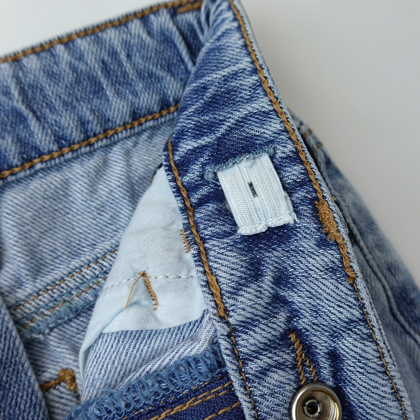 Baby Little Big Boys Denim Shorts,Elastic Waistband Inside Ripped Holes Jeans Summer Wear