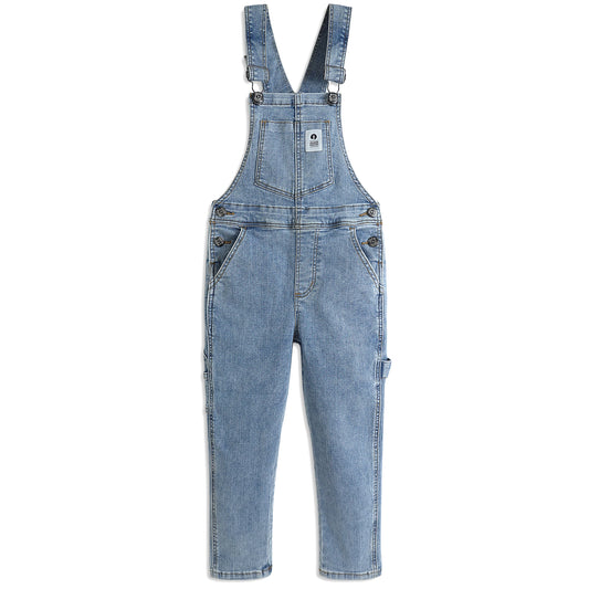 Girls Denim Overalls,Little Big Kids High Stretchy Jean Dungarees Pants