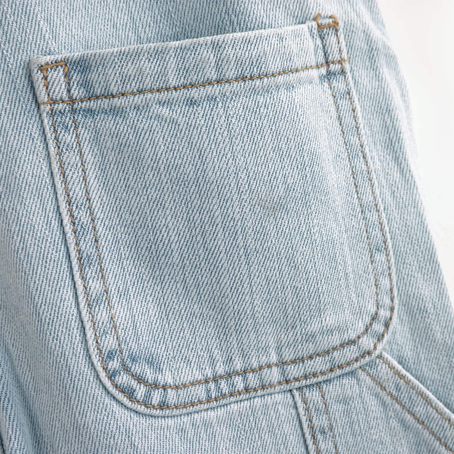 Kids' Denim Bib Overalls, Little Big Kids 3 Buttons Both Sides Jean Dungarees Pants