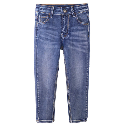 Little Boys Jeans, 5-14T Elastic Waistband Inside High Stretchy Denim Pants