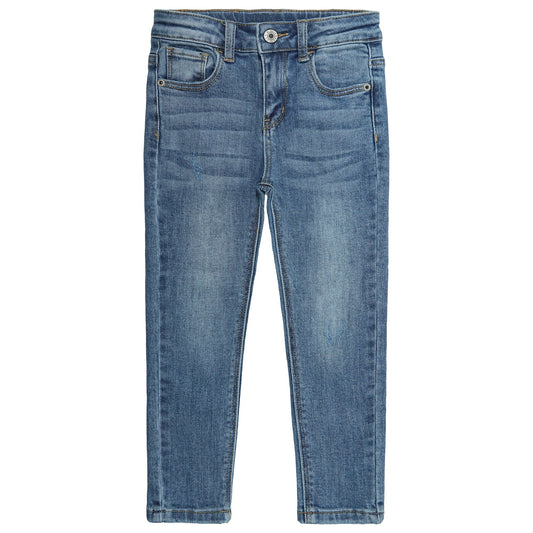 Little Boy Stretchy Washed Soft Slim Cotton Jeans