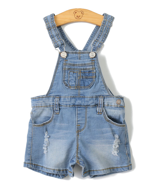 Baby Boy Girl Jean Shortalls, Toddler Denim Cute Summer Shortalls