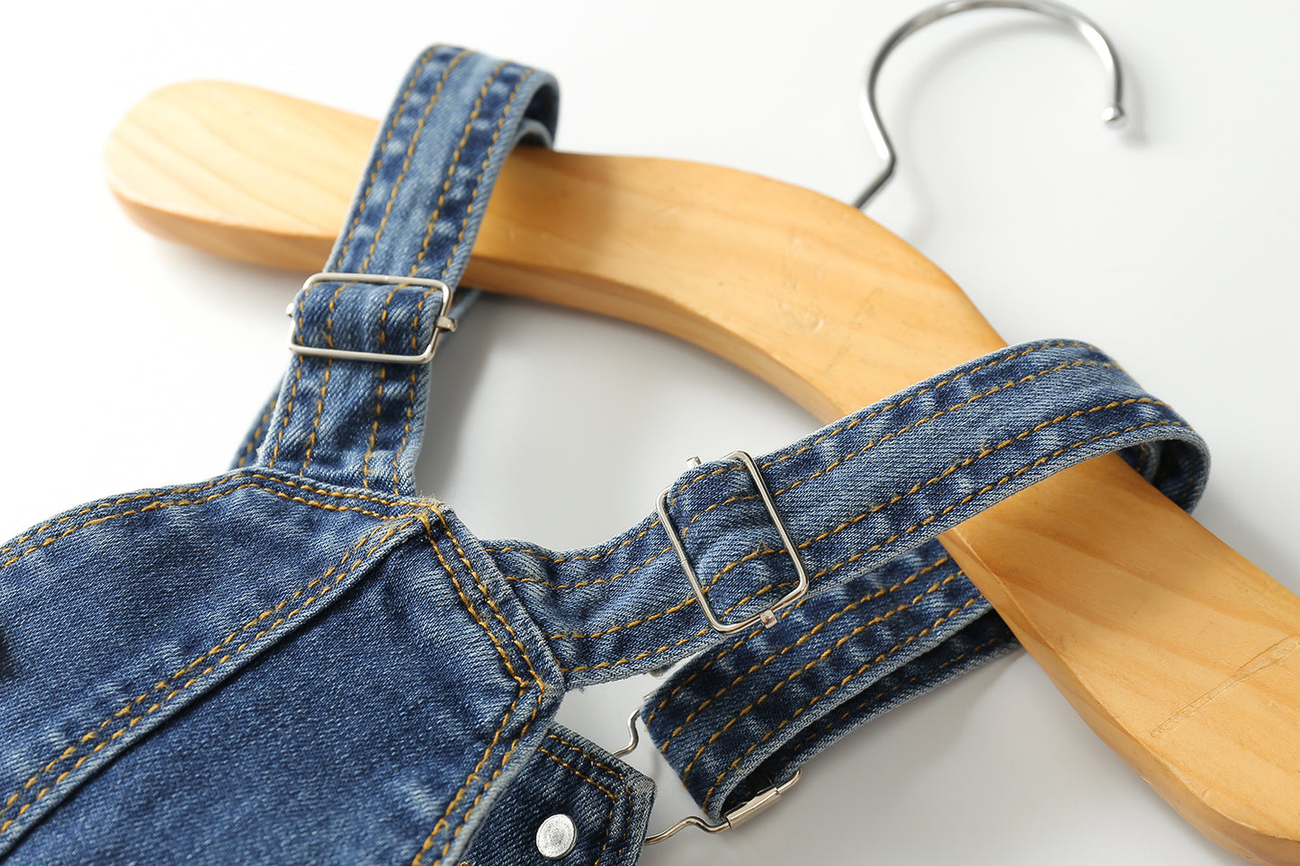 Unisex Baby Kids Toddler Slim Cute Denim Dungaree Jean Overalls