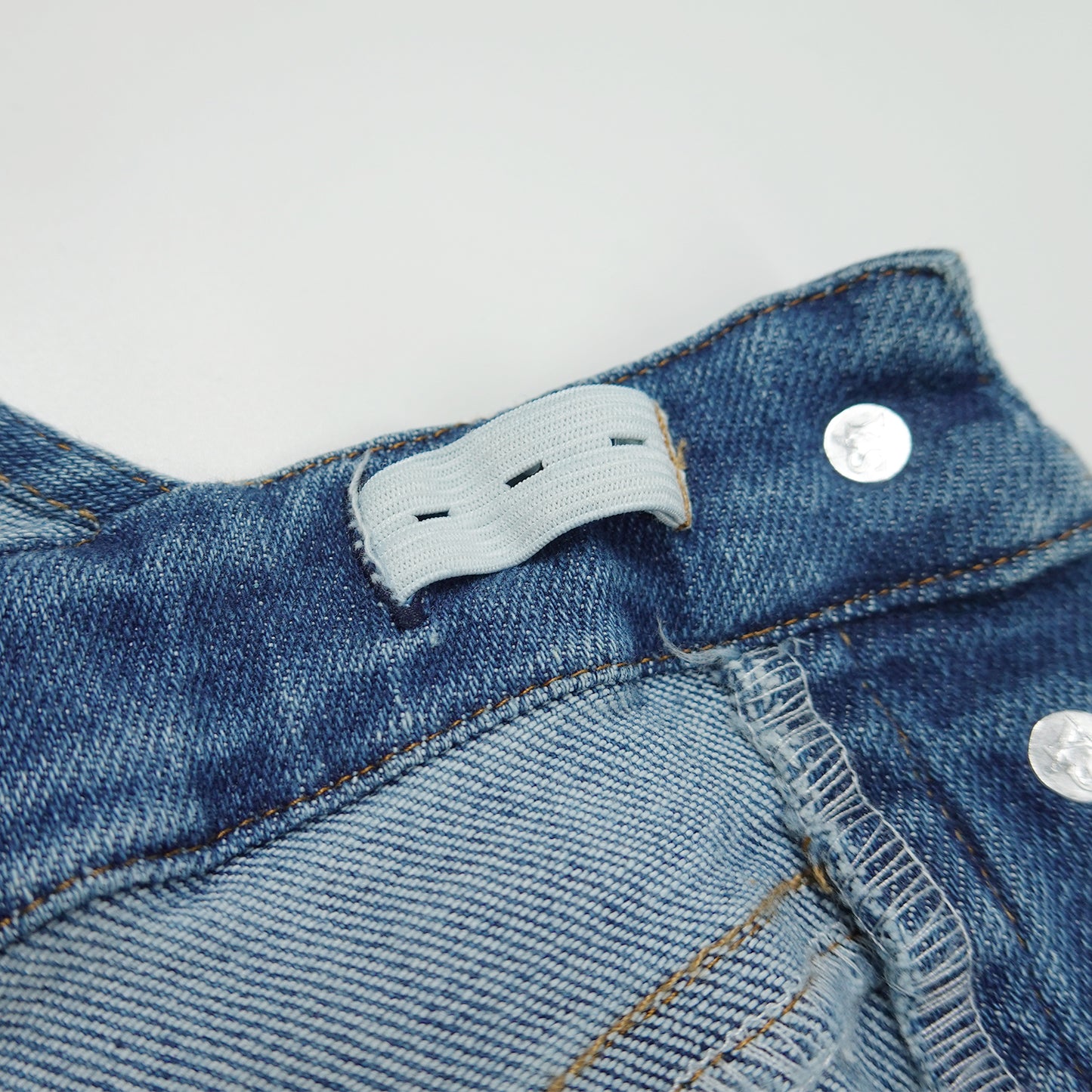 Little Girls Jeans Overalls Ripped Big Bib Elastic Band Inside Stretchy Soft Denim Jumpsuit