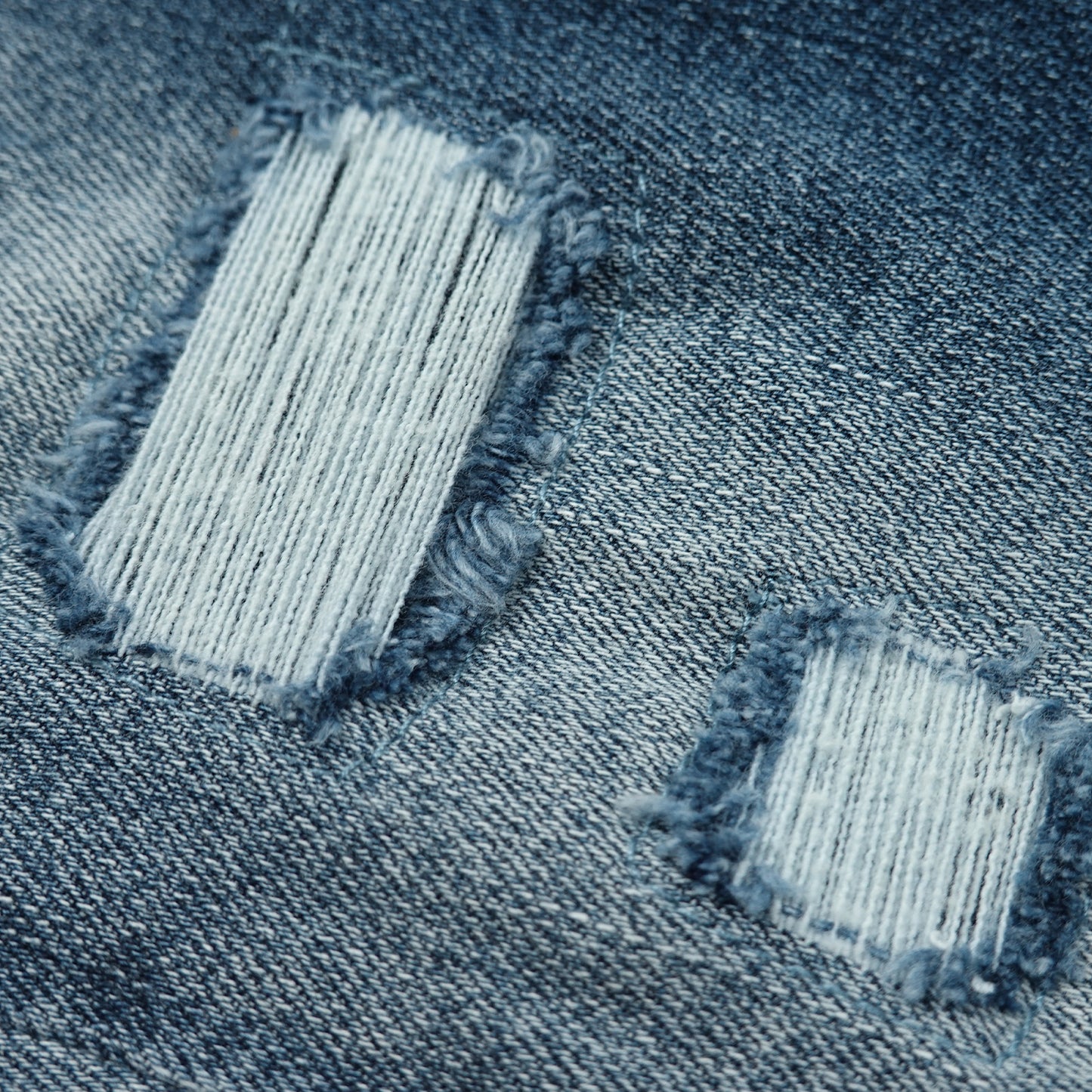 Boys Elastic Band Ripped Soft Strechy Denim Pants Jeans