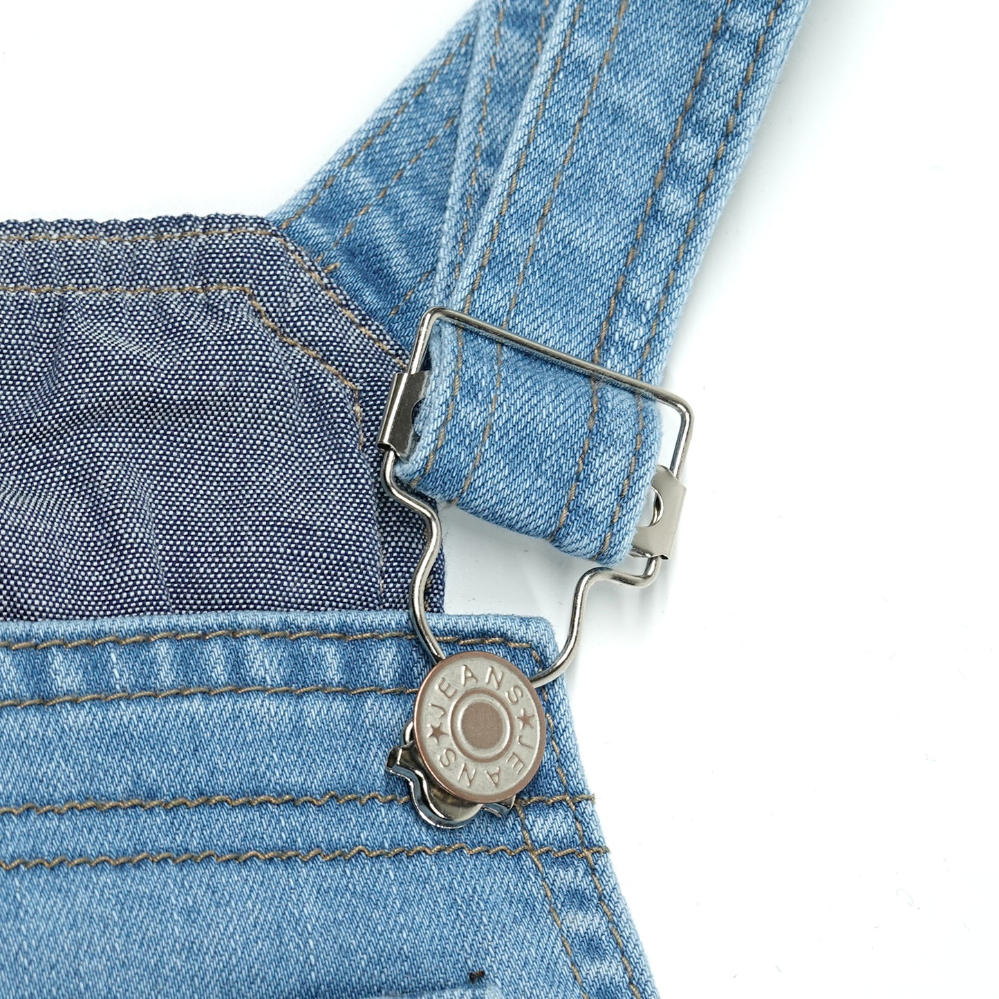 Baby Little Girls Denim Toddler Boys Adjustable Jeans Overalls