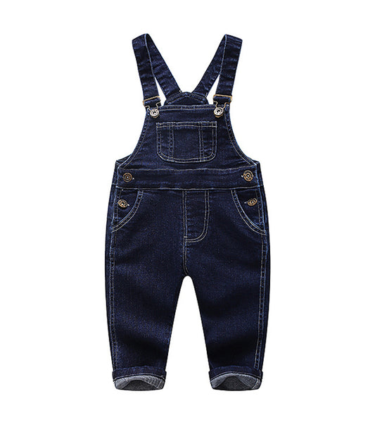 Blue Denim Dungaree Boys Girls Jeans Overalls