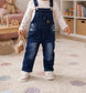 Girls Classic Distressed Overalls 2