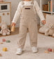 Girls Retro Red-Label Denim Overalls 2