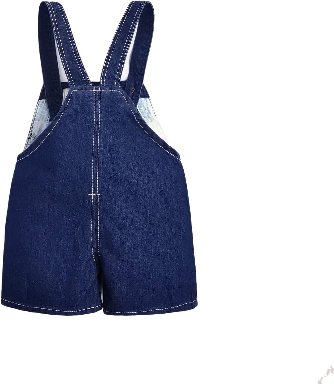 Cute Monkey Soft Baby Denim Shortalls