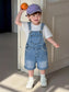 KIDSCOOL Big2813 denim shortalls gallery 2