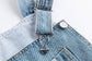 KIDSCOOL Boys Denim Overalls Baggy Paint Splatter Big2828