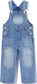 Kids Soft Vintage Denim Bib Overalls Big2817