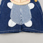 Cute Monkey Soft Baby Denim Shortalls