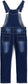 Girls Classic Distressed Overalls 3