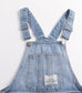 KIDSCOOL Girls Denim Overall Skirt Big2811 Light Blue