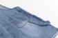 KIDSCOOL Girls Denim Overall Skirt Big2811 Light Blue