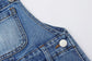 Kids Soft Vintage Denim Bib Overalls Big2817