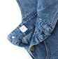 Girls Cargo Wide-Leg Denim Overalls Big2776