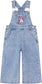 Girls Unicorn Embroidered Wide-Leg Overalls Big2815