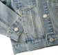 Kids Light-Wash Button Denim Jacket gallery 4