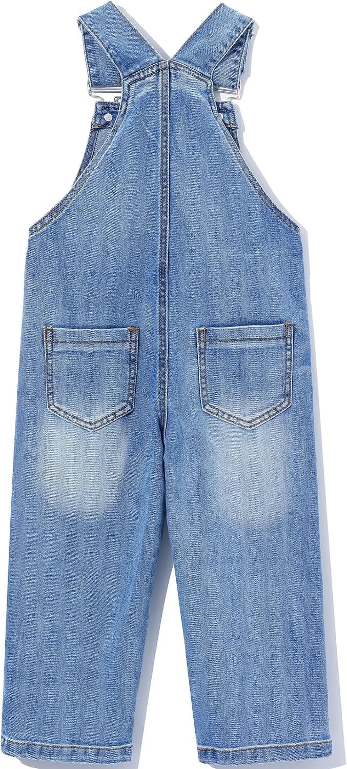 Kids Soft Vintage Denim Bib Overalls Big2817