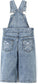 Girls Butterfly Wide-Leg Denim Overalls Big2805