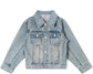 Kids Light-Wash Button Denim Jacket gallery 1