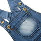 Toddler Baby Summer Front Pocket Denim Shortalls