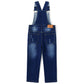 Child Ripped Stone Washed Jeans Overalls