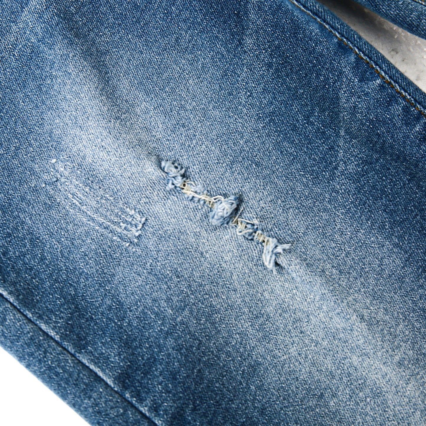Child Ripped Stone Washed Jeans Overalls