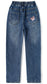 5-15T Little Girls Embroidery Slim Jeans Pants