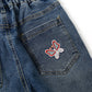 5-15T Little Girls Embroidery Slim Jeans Pants