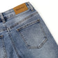 Girls Slim-fit Jeans, Ripped Holes Straight Denim Pants