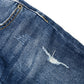Elastic Band Baby Girl Boy Ripped Jeans