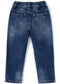 Girl Boy Jeans,Little Kid Elastic Band Inside Ripped Denim Pants