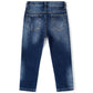 Baby Girl Boy Jeans Little Kid Elastic Band Inside Ripped Denim Jeans Pants