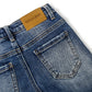 High Quality Girl Boy Little Kid Elastic Band Ripped Denim Jeans