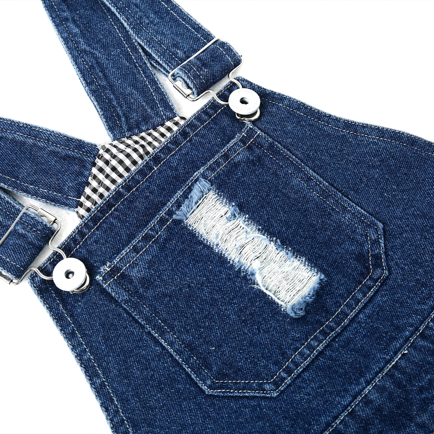 Boy&Girl Small Bib Pocket Adjustable Jean Overalls