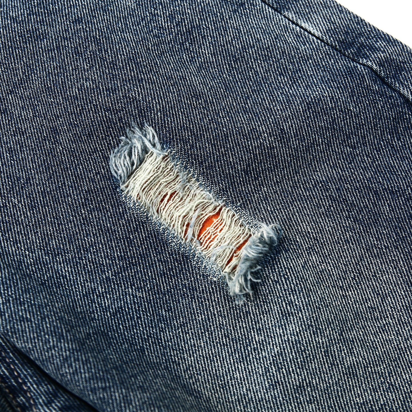 Kids Denim Overalls Colored Ripped Rompers