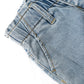 Ripped Denim Elastic Band Jeans