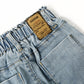 Ripped Denim Elastic Band Jeans