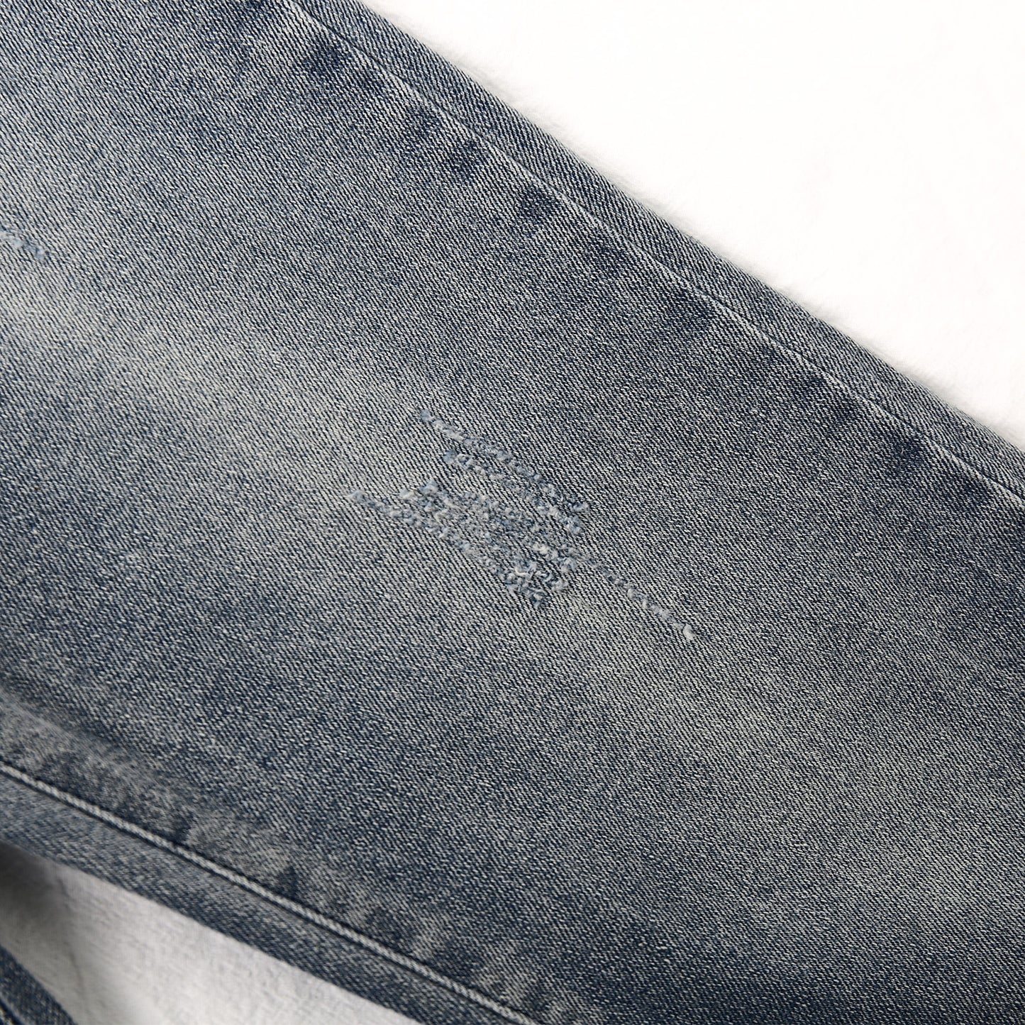 Girl Jeans,Elastic Elastic Waist Patchwok Raw Edge Denim Pants