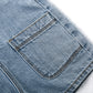 4-10T Girls Boys Jeans Shorts,Adjustable Straps Summer Denim Shortalls