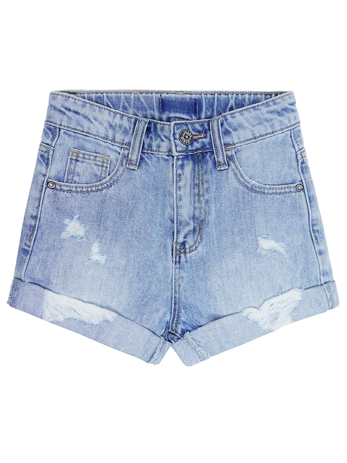 Baby Girls Jeans Shorts,Ripped Rolled Cuff Hem Cute Summer Denim Pants