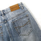 Girl Little Kid Ripped Elastic Band Inside Straight Fit Denim Jeans