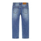 Girl Slim Jeans,5-14T Straight Fit Simple Desgin Denim Pants