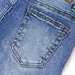 Girl Slim Jeans,5-14T Straight Fit Simple Desgin Denim Pants